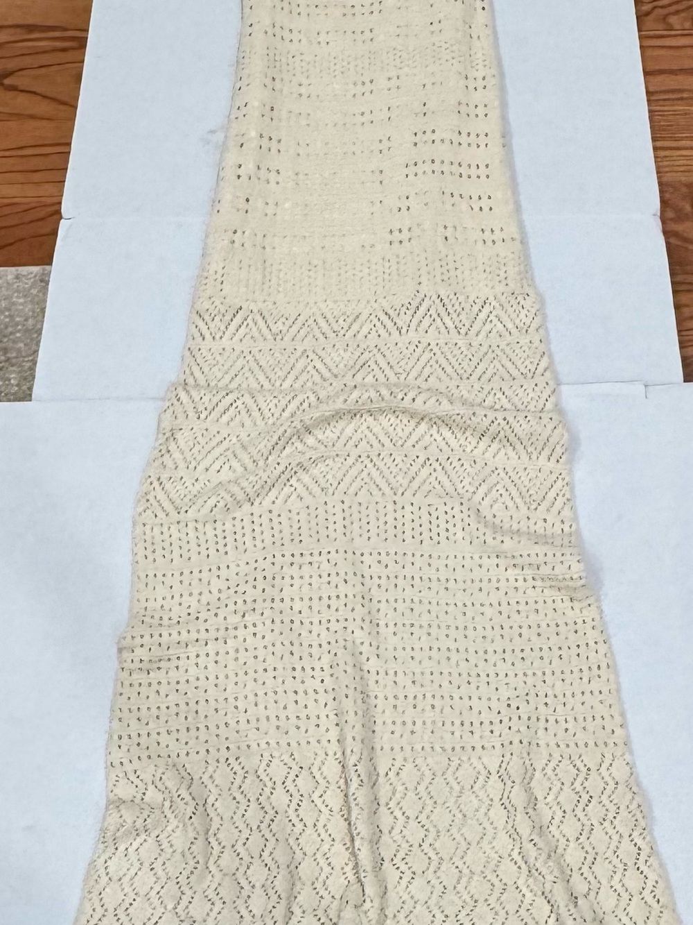 Sundays by wearsundays Cleore Beige mCrochet Maxi Dress Sz M NWT